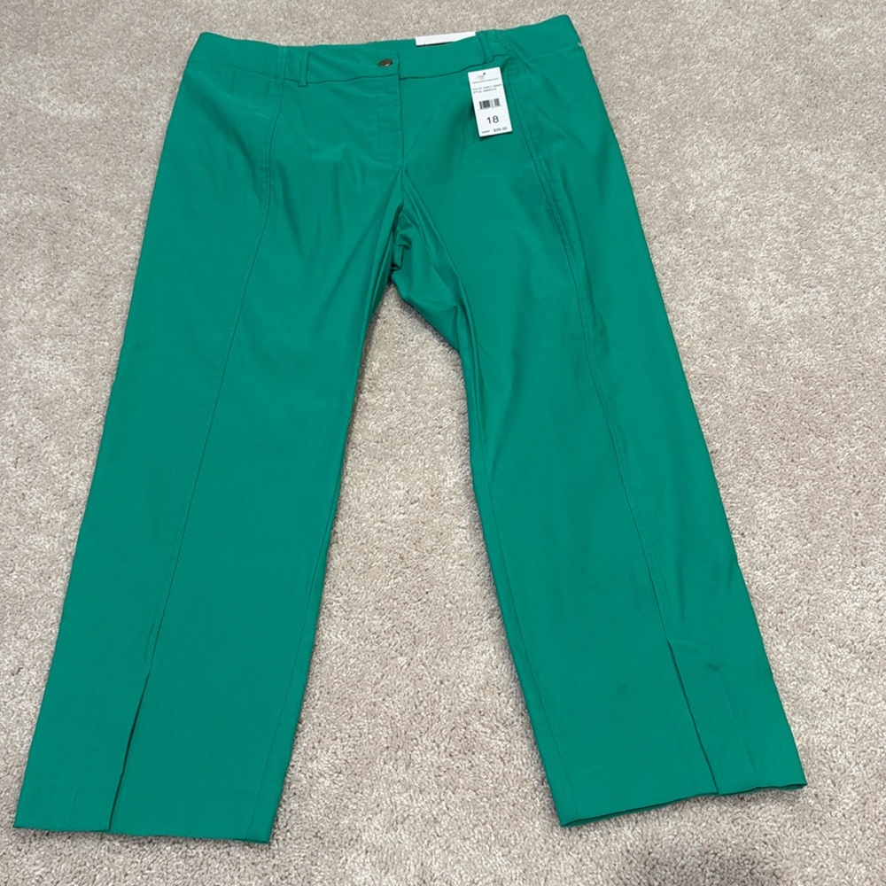 Rafaella Women’s Satin Luxe Crop pants 18
